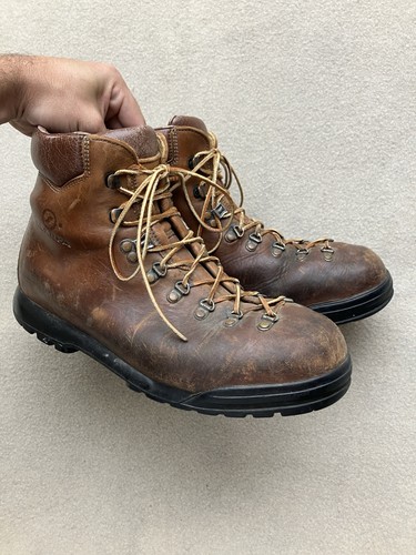 Vintage scarpa leather boots - leather,