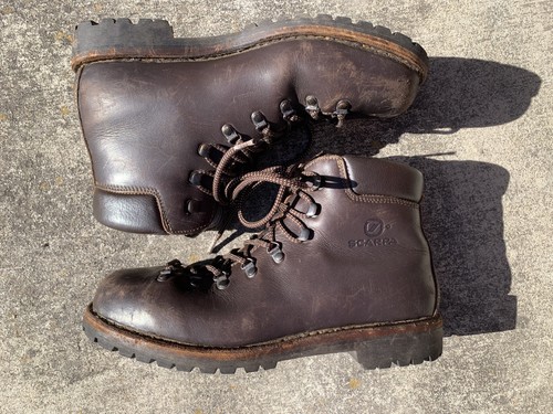Vintage scarpa brown leather - scarpa,