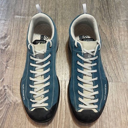 New scarpa mojito blue suede - new,