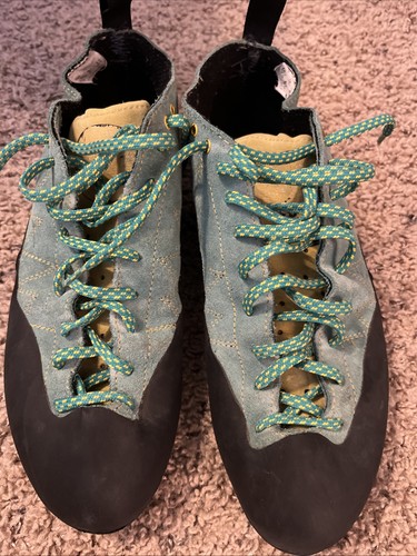 Scarpa leather blue - leather, rock